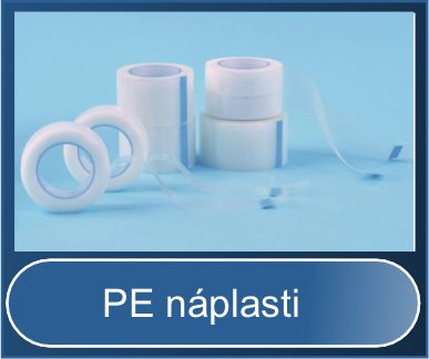 Adhezivní PE náplast, transparentní 