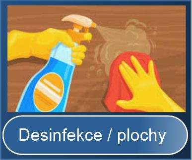 Desinfekce - plochy