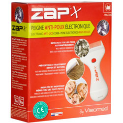 Elektronický odvšivovací hřeben ZAP X Z100 (Visiomed Francie) Novinka v ČR 