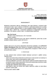 Wondfo 2019-nCoV Antigen Test Saliva/Sputum ANTIGENNÍ TEST ZE SLIN COVID-19  20ks Schváleno MZ ČR PRO SEBETESTOVÁNÍ, PROPLÁCENO ZP 