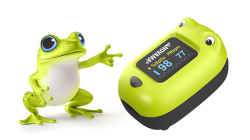 Pulzní oxymetr NOVAMA FROXY na prst pro děti > 10 kg se zvířecím motivem