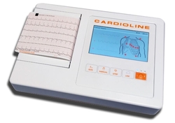 PŘÍMOPÍŠÍCÍ EKG CARDIOLINE ECG100L GLASGOW