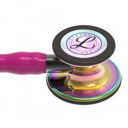 Fonendoskop Littmann IV cardiology - 3M™ LITTMANN® - malinová hlavice High Polish RainbowFinish, smoke,lyra smoke - kouřová edice