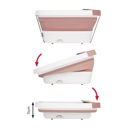 Hydromasážní vana, skládací, vyhřívaná REVLON FOLDABLE FOOTSPA RVFB7034E