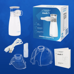 Tichý membránový inhalátor VITAMMY MESH 1 Mesh technologie, USB nabíjení