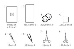 deltaset - set na Šití ran 1