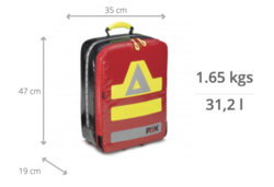 Záchranný batoh PAX RRT (velký) žlutý