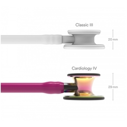 Fonendoskop Littmann IV cardiology - 3M™ LITTMANN® - malinová hlavice High Polish RainbowFinish, smoke,lyra smoke - kouřová edice