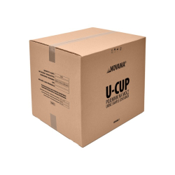Nádoby na moč NOVAMA U-CUP 120ML 50 ks. Sterilní nádobka na moč s odměrkou a těsně přiléhajícím víčkem.