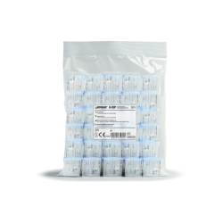 Nádoby na moč NOVAMA U-CUP 120ML 50 ks. Sterilní nádobka na moč s odměrkou a těsně přiléhajícím víčkem.