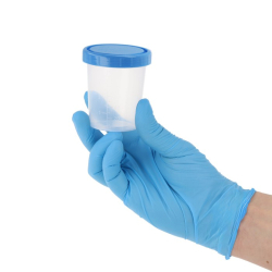 Nádoby na moč NOVAMA U-CUP 120ML 50 ks. Sterilní nádobka na moč s odměrkou a těsně přiléhajícím víčkem.