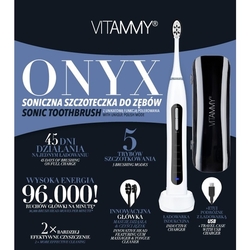 Sonický zubní kartáček s unikátní funkcí leštění VITAMMY ONYX