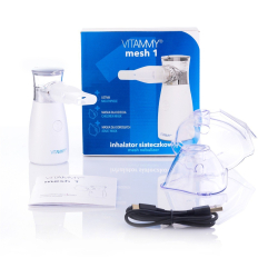Tichý membránový inhalátor VITAMMY MESH 1 Mesh technologie, USB nabíjení