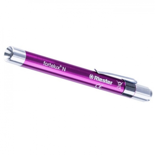 RIESTER fortelux® N - LED Diagnostická tužková svítilna - růžová
