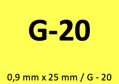 Injekční jehla dispoFINE, 100 ks, Varianta dispoFINE - injekční jehla, sterilní, žlutá, 0,9 mm x 25 mm / G - 20