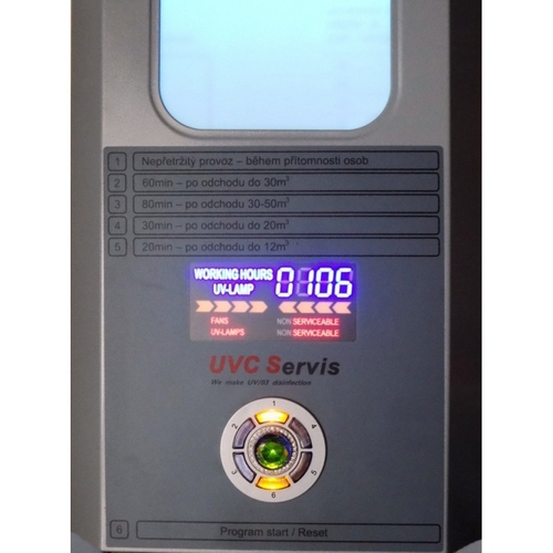 Germicidní lampa Sterilizátor vzduchu UGL-3x30W A (nástěnná) 