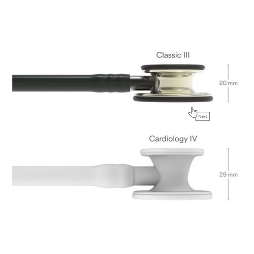 Fonendoskop Littmann Classic III CHAMPAGNE FINISH - ČERNÝ  5861 - 3M™ LITTMANN®  lékařský stetoskop