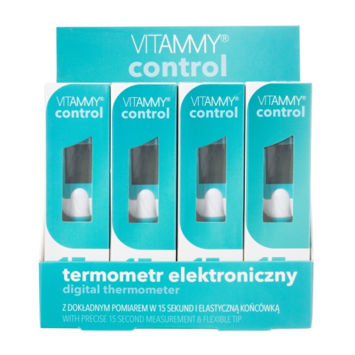Elastický elektronický teploměr s velkou obrazovkou VITAMMY CONTROL  