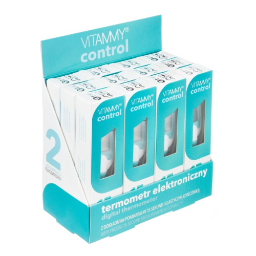 Elastický elektronický teploměr s velkou obrazovkou VITAMMY CONTROL  