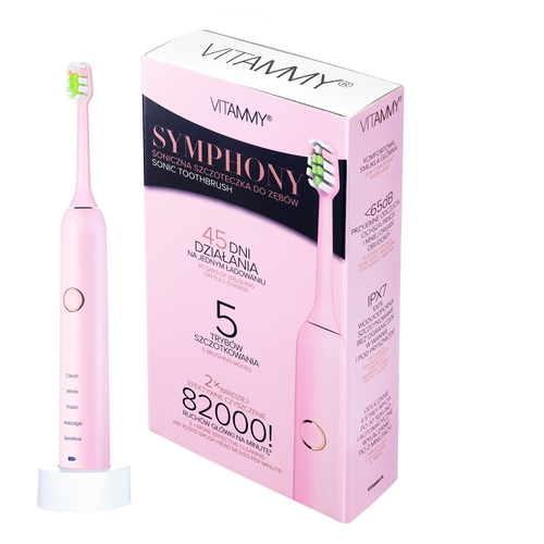 Vitammy Symphony sonický zubní kartáček, Barva PINK / ROSE GOLD