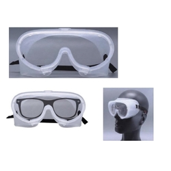 Ochranné brýle medicínské HG-003, vyrobeno z lékařského silikonu, průhledné, neparující se na obou stranách s gumičkou