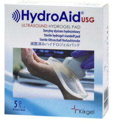 HydroAid USG® hydrogel, průměr 12 cm/6mm, 5 ks, Sterilní hydrogelová distanční podložka sonografii