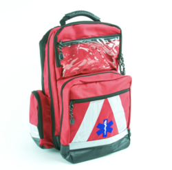 Záchranářský batoh bez vybavení, červený typ standard
